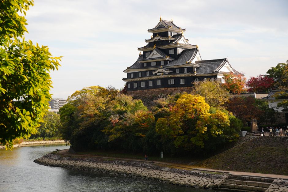Kōrakuen Garden Autumn Foliage, Okayama