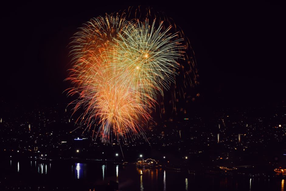 徳島市花火大会 (Tokushima City Fireworks Festival)